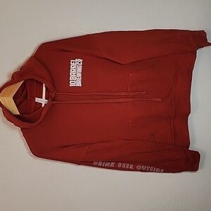 10 Barrel Brewing Drink Beer Outside Unisex Burnt Orange Hoodie Bend Oregon